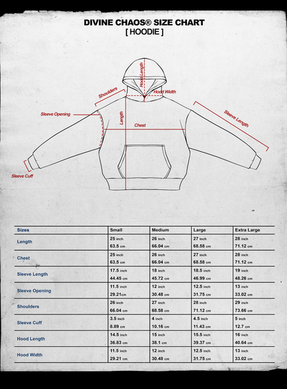 Hell And Back acid wash oversized hoodie