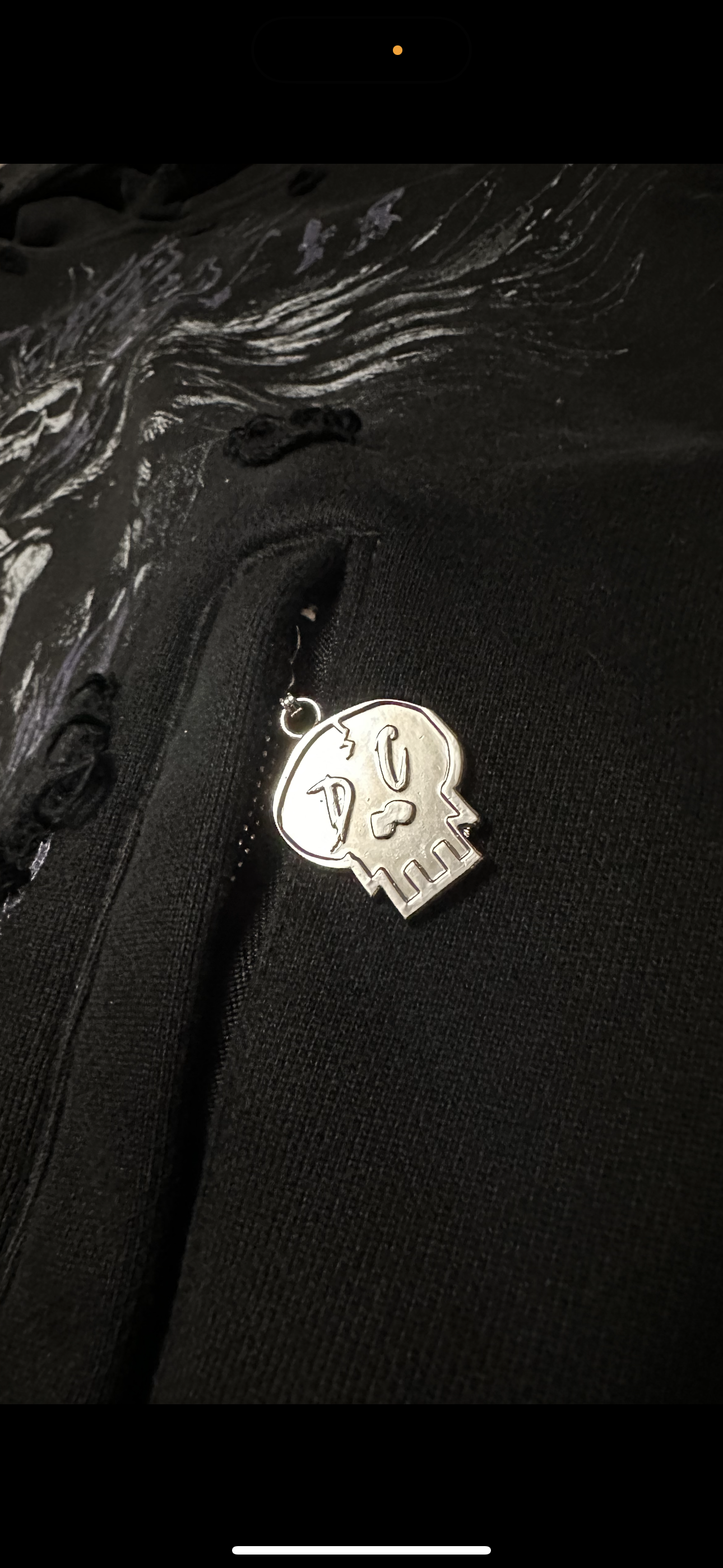 Hell And Back acid wash oversized hoodie