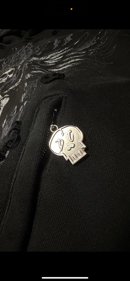 Hell And Back acid wash oversized hoodie